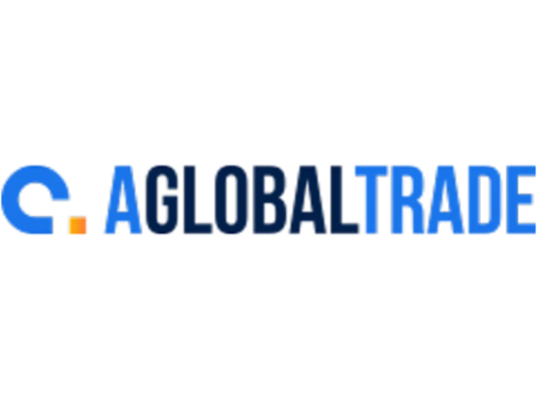 Screenshot of the homepage of AGlobalTrade, displaying the platform’s main interface and features.