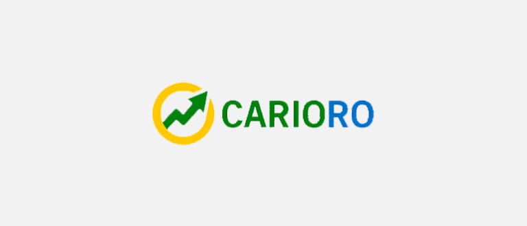 Screenshot of the homepage of Carioro, showcasing its platform features and user interface.
