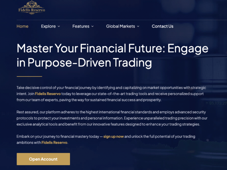 Fidelis Reservo broker review with expert insights and reliability assessment