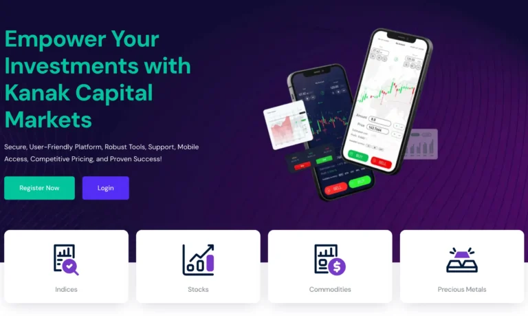 Kanak Capital Markets homepage screenshot scam review featured image