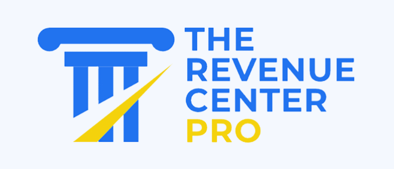 Screenshot of the homepage of The Revenue Center Pro, showing its trading interface and key visual elements.